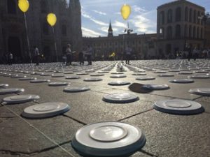 In Duomo a Milano la più imponente opera di Pixel Art del mondo: tra i volontari i ragazzi Agrisol