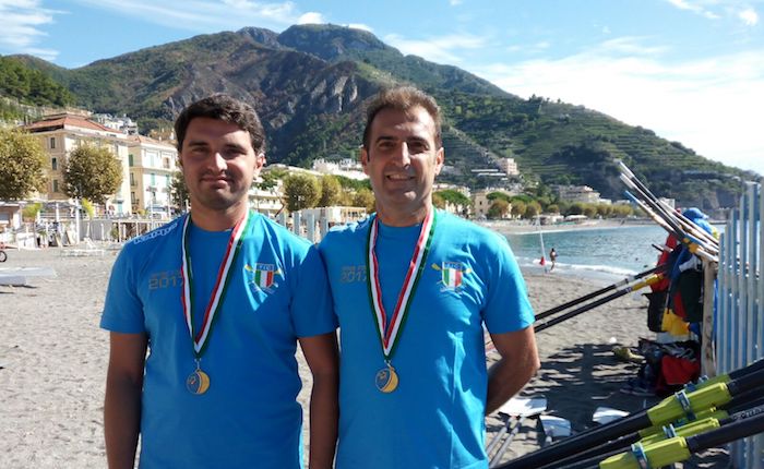 Canottieri Luino protagonista ai Tricolori Coastal di Maiori: oro nel doppio con Del Ferraro e Manzo