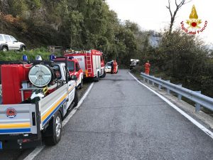 A fuochi boschi tra Pino e Tronzano, al lavoro i Vigili del Fuoco