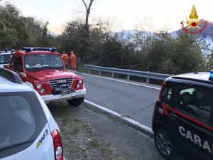 A fuochi boschi tra Pino e Tronzano, al lavoro i Vigili del Fuoco