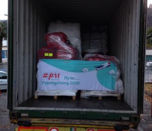 Da Brissago alle Olimpiadi invernali di Pyeongchang 2018: partiti i primi container della SPM