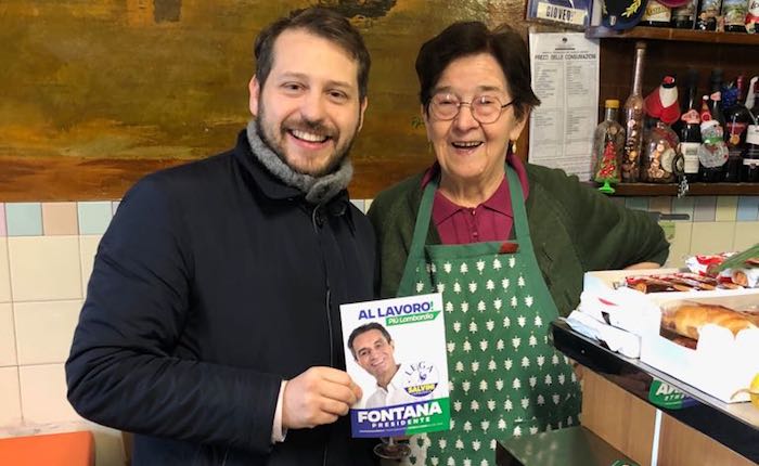 Regionali, Monti (Lega) in visita a Luino: 