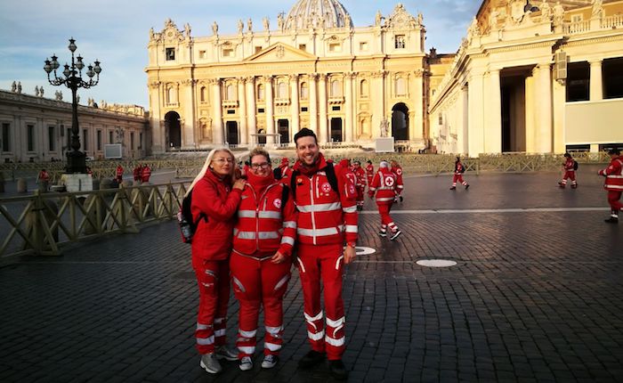 Roma, anche la Croce Rossa di Luino ricevuta da Papa Francesco. 