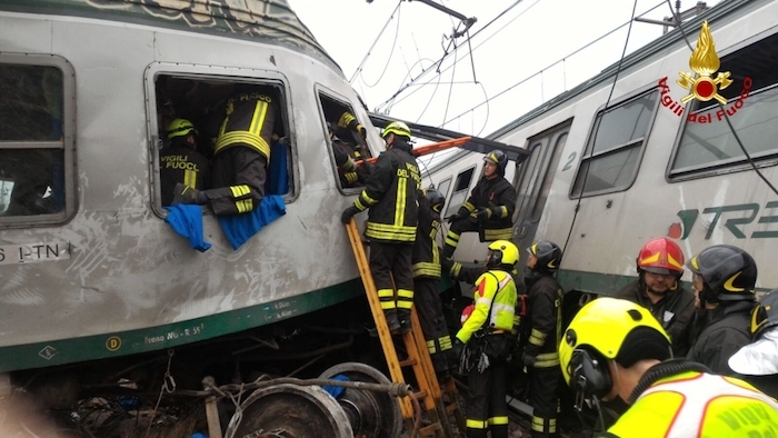 Pioltello: tre le vittime, 46 feriti. Aperta inchiesta per disastro ferroviario colposo