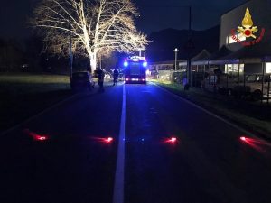 Grave incidente sulla strada del Cucco. Circolazione bloccata, interviene l'elisoccorso