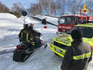 Veddasca: donna cade sulla neve sul Covreto, interviene l'elisoccorso
