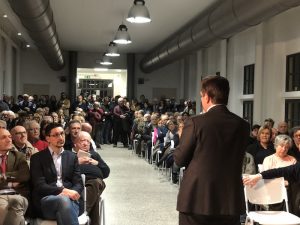 Germignaga, Gori fa il pienone: “Defiscalizzare aree di confine, puntando su innovazione e formazione”