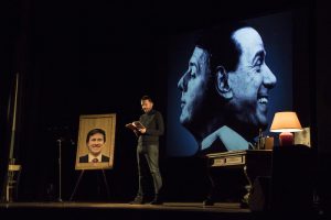 Andrea Scanzi e il suo "Renzusconi" oggi a Luino