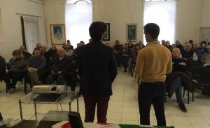 Elezioni, sala gremita per l'inizio della campagna elettorale di Bertocchi