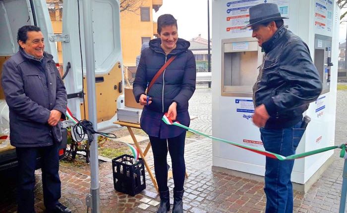 Inaugurata la casetta dell'acqua a Grantola, il sindaco Boscardin: 
