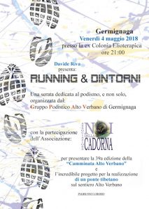 Non solo podismo a Germignaga, "Un ponte tibetano di 30 metri sul torrente torrente San Giovanni "