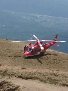 Incidente sul Monte Lema, interviene l'elisoccorso