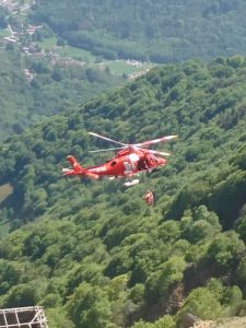 Incidente sul Monte Lema, interviene l'elisoccorso