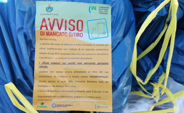 A Luino caos rifiuti, Pellicini: 
