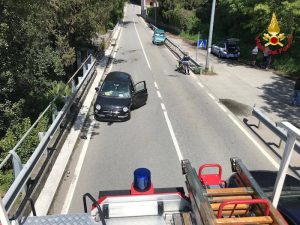 Incidente tra Luino e Porto, coinvolte due ragazze. Disagi alla circolazione