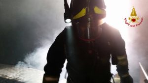 Incendio in un appartamento di Brusimpiano