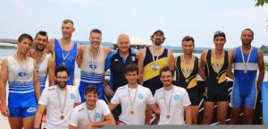 La Canottieri Luino ai Tricolori Master di Candia, conquistati un argento e un argento