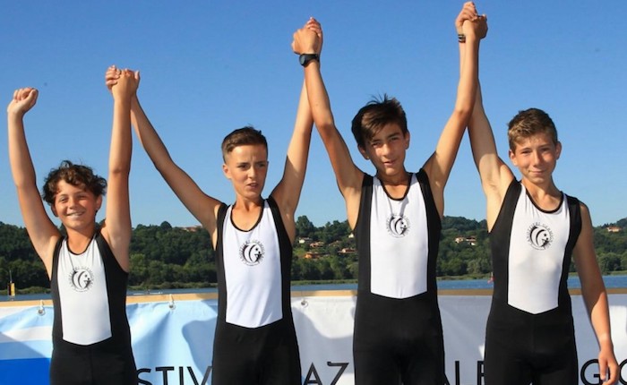 Un Festival dei Giovani a doppia cifra, ben undici medaglie per la Canottieri Germignaga