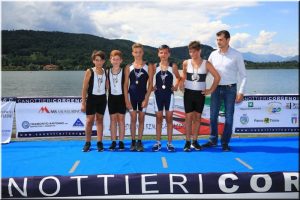 Canottieri Germignaga, cinque medaglie dalla regata nazionale di Corgeno