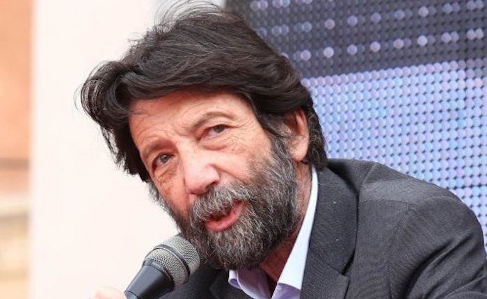 Massimo Cacciari durante il suo intervento al Festival Filosofia a Modena, 15 settembre 2013.