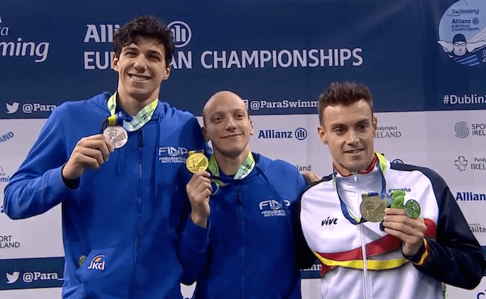 Europei di Nuoto paralimpico, Morlacchi vince la sua batteria e vola in finale nei 100 delfino S9