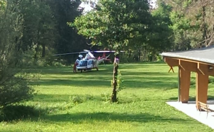 Cade in bici nei boschi di Montegrino, 41enne in Ospedale. Interviene l'elisoccorso