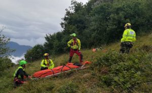 Cade con il parapendio durante il decollo, ferito un 32enne
