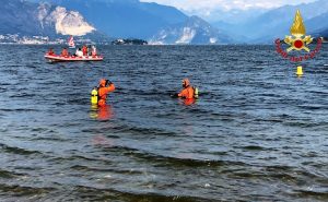 65enne scomparso da ieri a Laveno Mombello, si ricerca nelle acque del lago