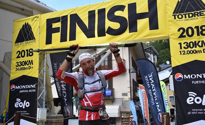 Il luinese Silvio Rossi ancora protagonista del “Tor des Géants”: 330km percorsi in 123 ore