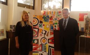 L'artista venezuelana Gladys Colmenares in mostra all'Imbarcadero di Luino