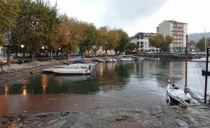 Laveno Mombello, preoccupa l'innalzamento del livello del lago