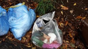 Moncucco (Luino), "Ancora rifiuti non raccolti sulla via di casa. È così da giorni"
