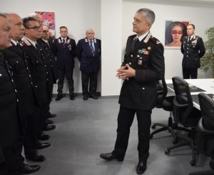 Varese, il Generale De Vita in visita al Comando provinciale dei Carabinieri