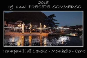Natale a Laveno, sul lungolago si accendono i campanili con un richiamo alla RAI e agli anni '60