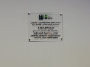Varese, le Terapie intensive dell’Ospedale di Circolo intitolate al professor Emilio Bortoluzzi