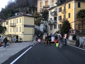 Frana tra Luino e Maccagno, passaggio pedonale per questa sera. Domani la riapertura