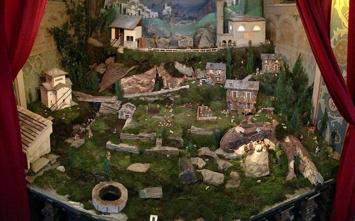 Una Monteviasco in miniatura nel presepe allestito nel borgo di montagna