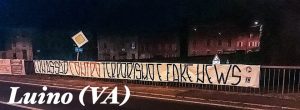 Ponte tra Luino e Germignaga, Forza Nuova: "Con Assad, contro terrorismo e fake news"