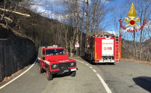 In fiamme anche la Veddasca