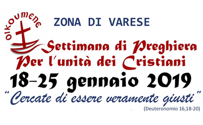 Da Varese a Luino l'unità dei cristiani: da domani al via la settimana di preghiera