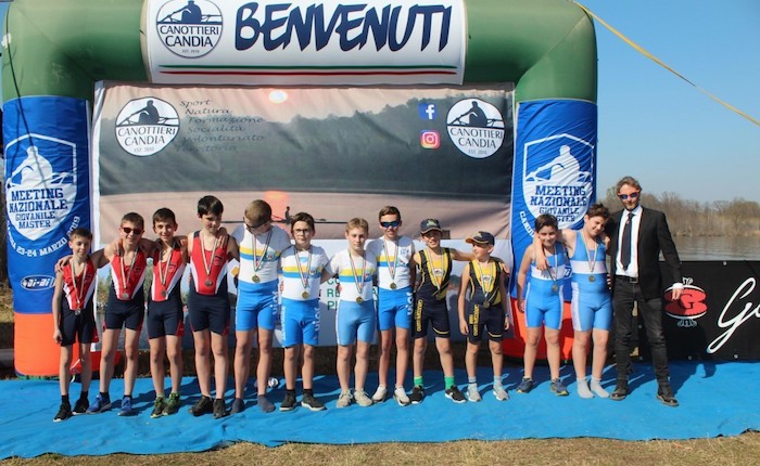 Undici medaglie per la Canottieri Luino a Candia