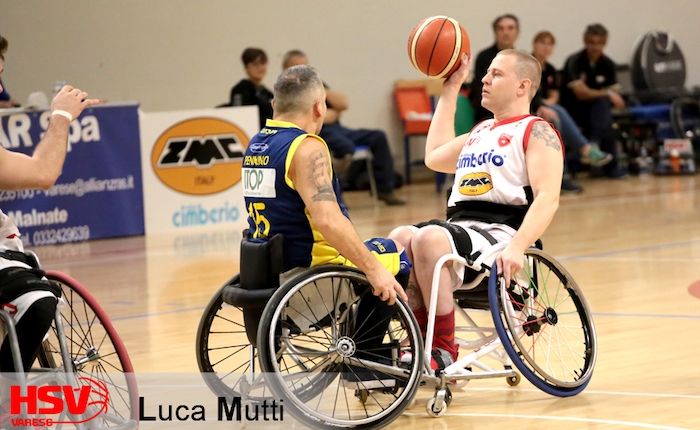Basket in carrozzina, la Cimberio Handicap Sport Varese