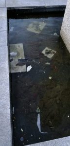 Luino, "Pessimo lo stato delle fontane di Piazza Libertà: acqua putrida e maleodorante"