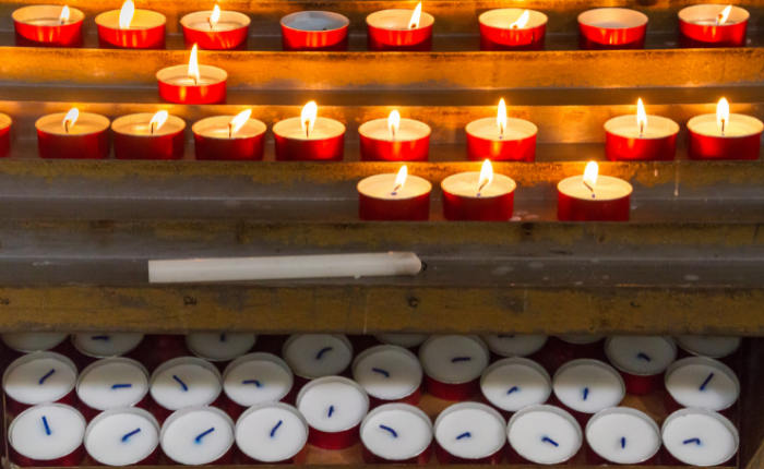 chiesa candele