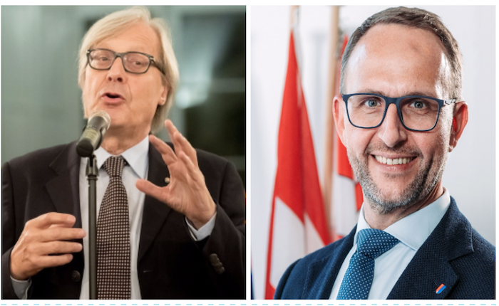 Vittorio Sgarbi Norman Gobbi