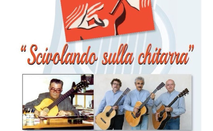 scivolando sulla chitarra