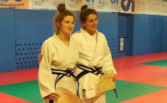 Due nuove cinture nere per la Bu-Sen Valcuvia Judo Greta Baudo e Armelle Roffredi