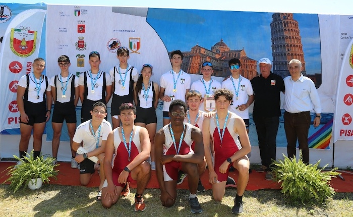 Canottieri Germignaga a Pisa, ottimi risultati nel campionato Italiano di Fondo