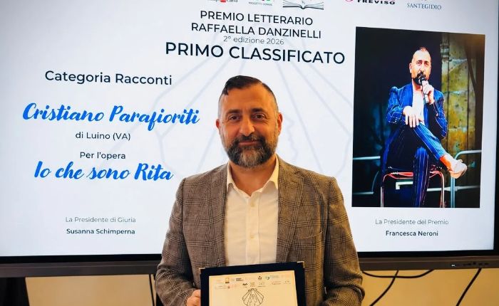 Cristiano Parafioriti conquista Treviso: primo premio per “Io che sono Rita”