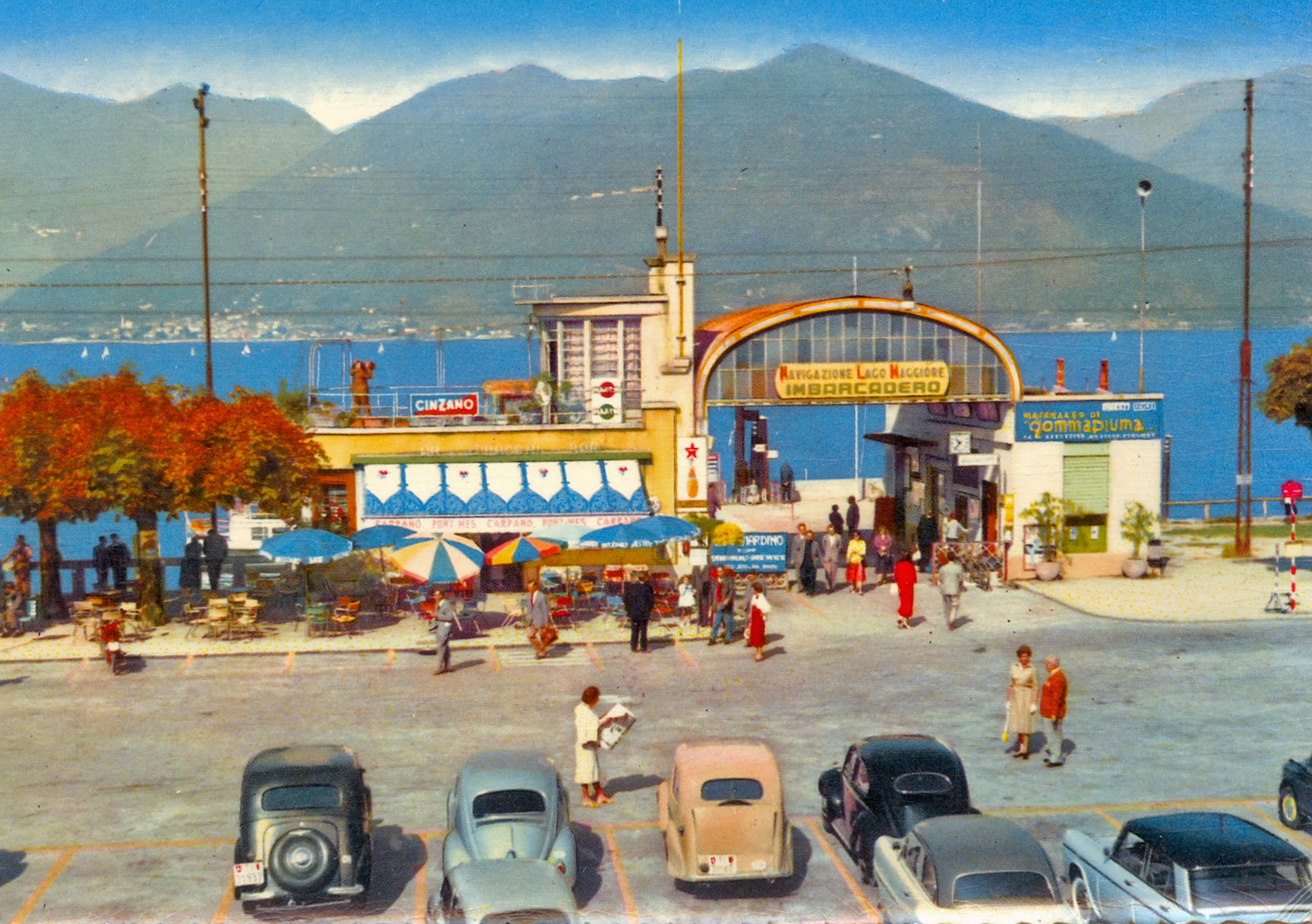 Piazza Imbarcadero a Luino